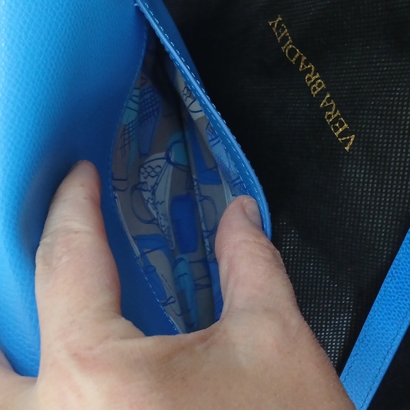 Brand NEW NO TAGS Vera Bradley Blue Crossbody Bag W DUST BAG - Picture 10 of 16